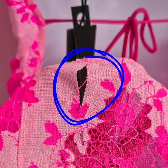 I.AM.GIA Leona Mini Dress Neon Pink - Picture 9 of 9